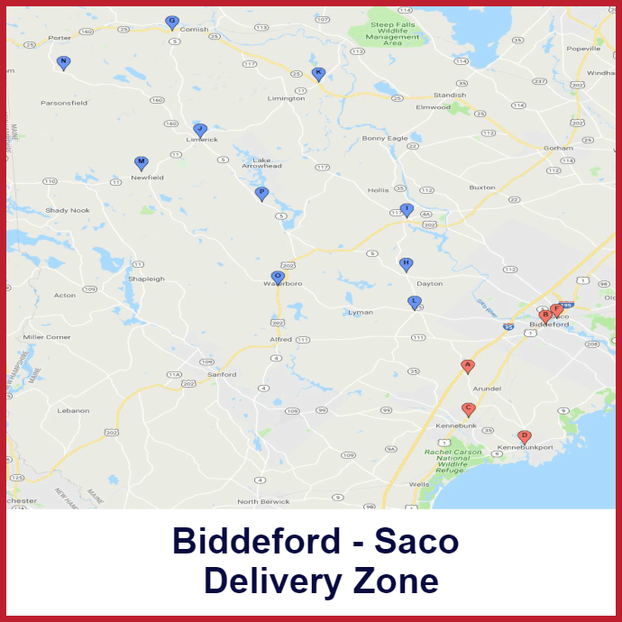 Fielding's Oil & Propane Heating Oil Delivery Zones